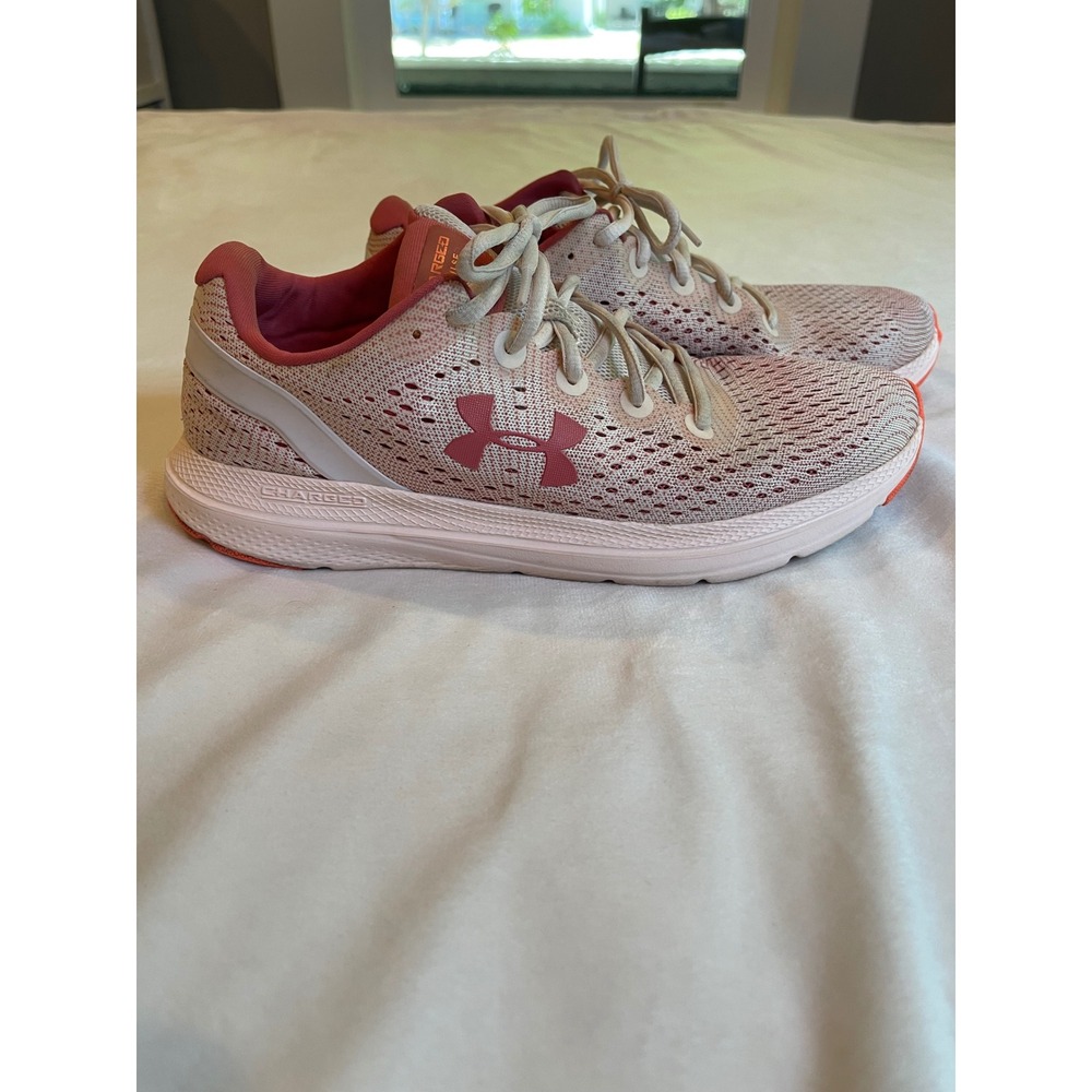 Under Armour Charged Impulse Womens Running Shoes Pink 3022572-800 Size 10